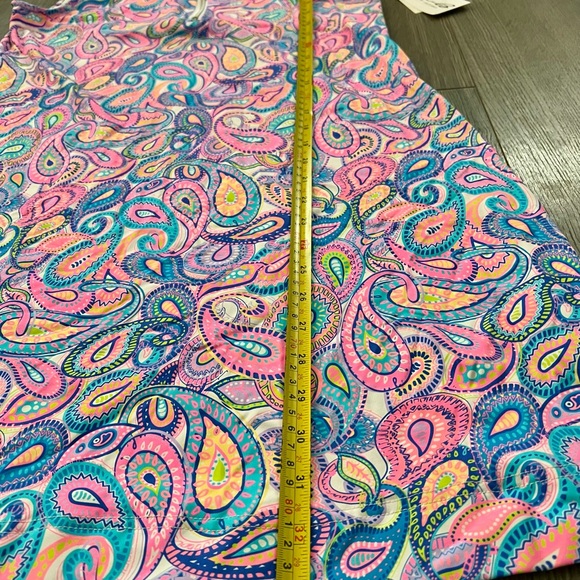 Lulu B Paisley UPF 50+ Sleeveless Zip Neck Dress NWT Medium new with tags resort - Picture 6 of 11